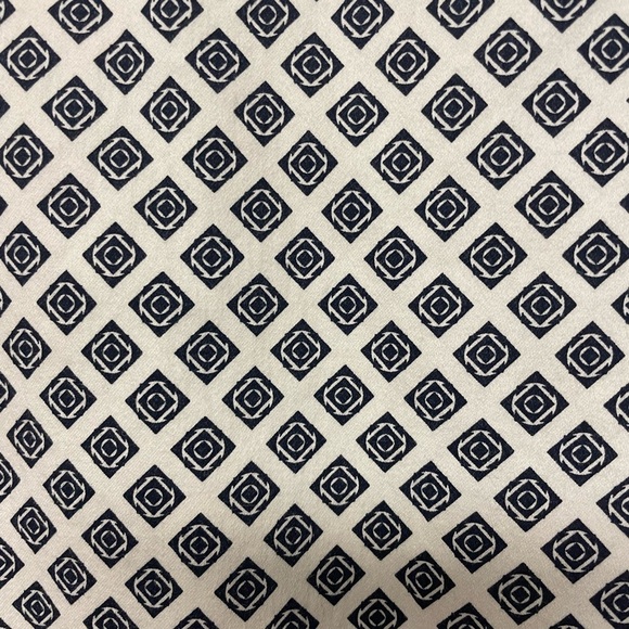 NWOT Navy/White Check Pants straight leg Size 6 Flat Front classic, workwear - Picture 6 of 6